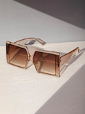 Shein- Square Gradient Lens Sunglasses
