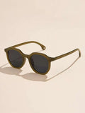 Shein- Geometric frame sunglasses