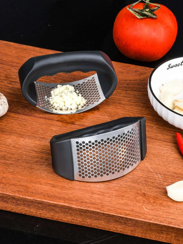 Shein- 1pc Stainless Steel Garlic Press