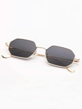 Shein- Geometric frame sunglasses