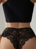Shein- Floral Lace Thong