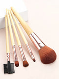 Shein - 5 Piece Makeup Brush Set