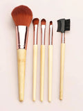 Shein 5 piece makeup brush set
