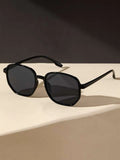 Shein- geometric frame sunglasses