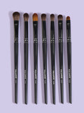 Shein - 7pcs Professional Eye Makeup Brush Set,Eye Shadow Brush,Smudge Brush,Concealer Brush,Makeup Tools With Soft Fiber For Easy Carrying,Brush For Travel