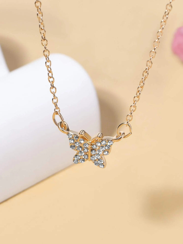 Shein- Butterfly Charm Necklace