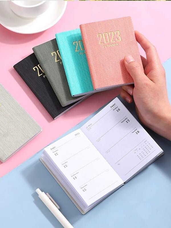 Shein- 1pc 2023 Plan Random Notebook