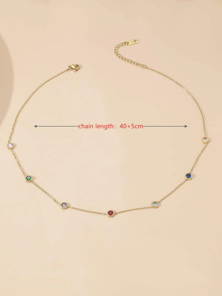 Shein- Rhinestone Decor Necklace