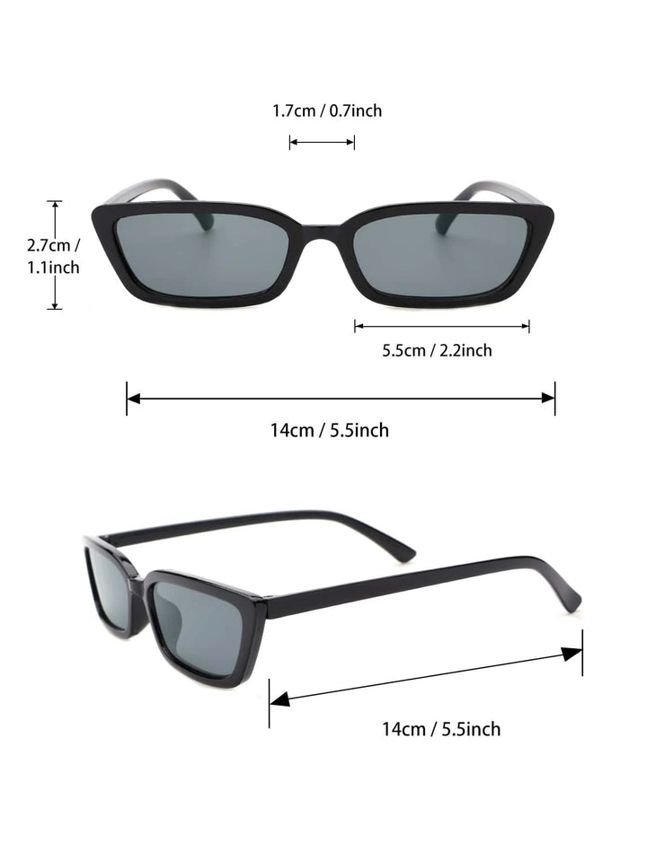 Shein- Square Frame Sunglasses