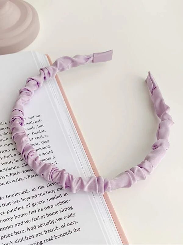 Shein- Hoop hair uniform color fold