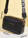 Shein - Trendy Square Mini Crossbody Bag With Wide Strap Phone Lipstick Coin Bag Shoulder Bag For Daily Use