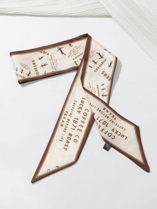 Shein- Graphic hairband with phrase and personality