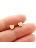 Shein - 1 Pair Stainless steel Earrings Trend Korean Sweet Heart Fashion Stud Earrings For Women