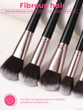 Shein - 15pcs makeup brush sets Premium Synthetic hair Eyeshadow Blending brush sets cosmetics tools for face and eyes Black Friday