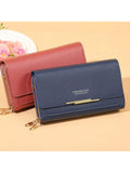 Shein - New Arrival Women's Wallet Large Capacity Multi-slot Shoulder/crossbody Bag Long Wallet