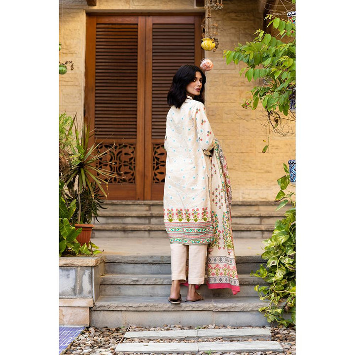 Zellbury- Dgital Printed Embroidered Khaddar Shirt, Khaddar Dupatta & Khaddar Trouser WUW21E30120