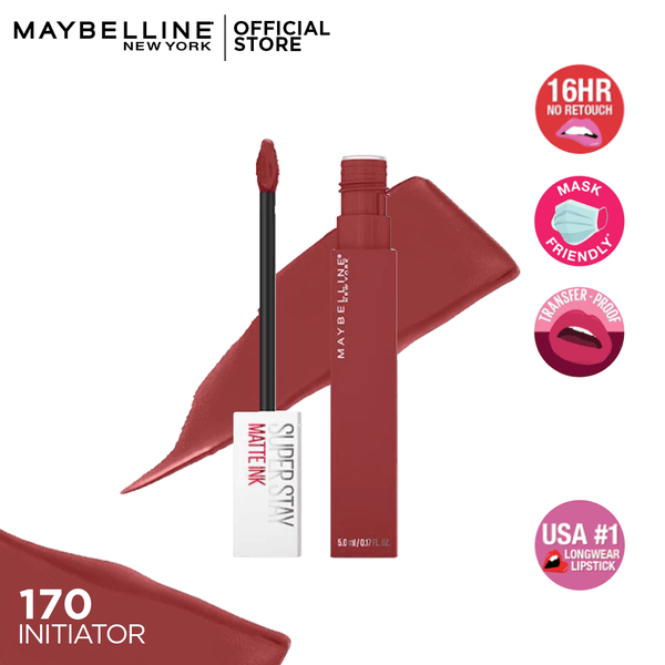 Maybelline New York- Super Stay Matte Ink Liquid Lipstick Pinks - 170 Initiator