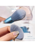 Shein - 8pcs Makeup Brush Set, Including Mini Eye Shadow Brush, Blush Brush, Powder & Highlighter Brush, Foundation & Concealer Brush, Lip Brush, Ideal For Beginners