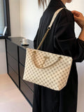 Shein - Fashionable Women's Handbag With Metal Deer Pendant, Chain Strap, Multi-Way Carrying Crossbody Bag