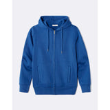 Montivo- Celio Royal Blue Hooded zip sweatshirt