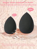 Shein - 25pcs Makeup Brush Sets 3PCS Makeup Sponge 6PCS Makeup Puff 3PCS Cleansing Powder Puff 1PCS Hairband 2PCS Hand Bowl Strap For Preventing Water From Flowing Into Clothes