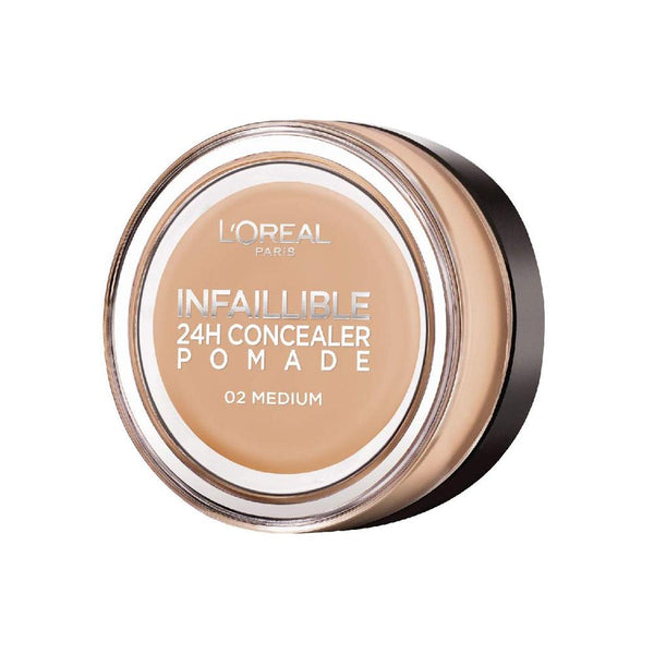 LOreal Paris Makeup-  Infallible Concealer Pomade- 02 Medium, 15G- foc