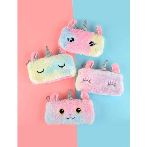 Shein- 1pc Random Plush Pencil Case