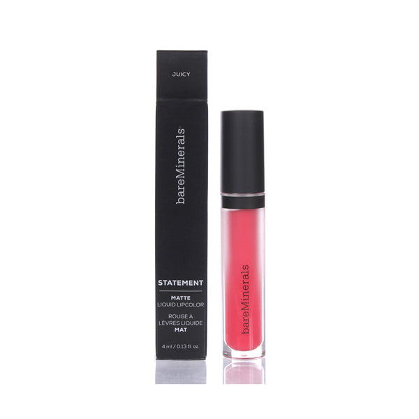 BareMinerals- STATEMENT MATTE LIQUID LIPCOLOR in Fresh (Bold Warm Pink) 4 ml / 0.13 fl. oz.