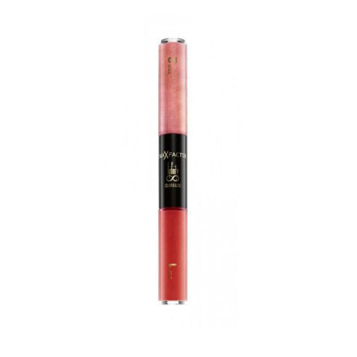 Max Factor- Lipfinity Colour & Gloss - 570 Gleaming Coral, 2x3 Ml