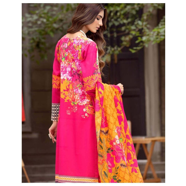 Daisy – 3 Piece Embroidered Unstitched Lawn