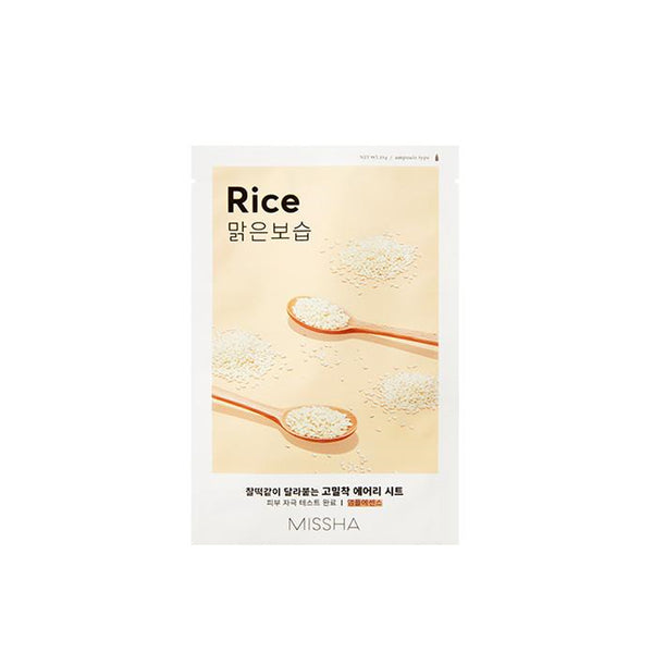 Missha-Airy Fit Sheet Mask (Rice)