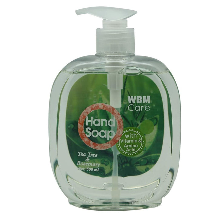 WBM Care- Hand Wash Tea Tree And Rose Mary, 500ml