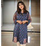Nishat Linen- PS19-105 Red Digital Printed Stitched Lawn Shirt - 1PC by Nishat Linen priced at #price# | Bagallery Deals