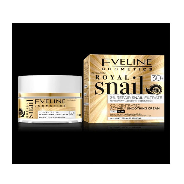 Eveline- Royal Snail Concentrated Actively Smoothing Cream 30+, 50ml