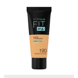 Maybelline New York- Fit Me Matte & Poreless Liquid Foundation - 190 Golden Natural - For Normal to Oily Skin