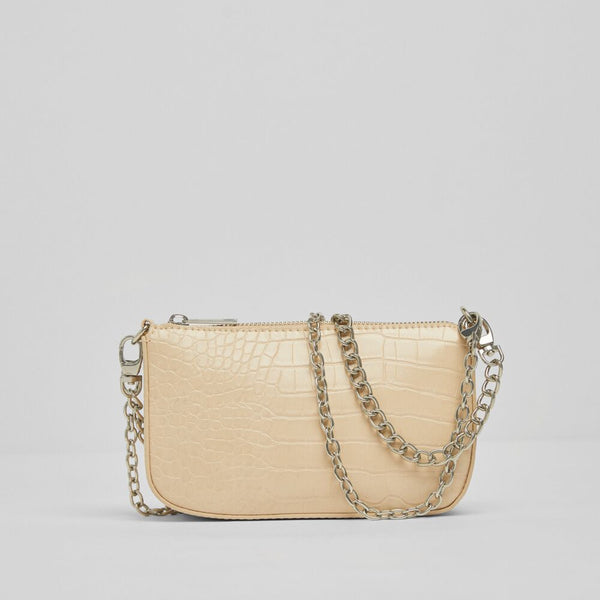 Bershka- Mock Croc Chain Bag