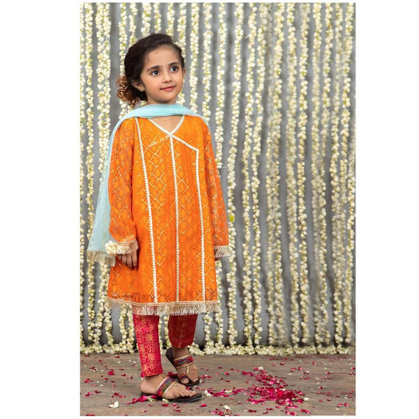 Keshia- 3 Piece Stitched Kids Formal