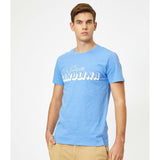 Koton- Letter Printed T-Shirt - Blue