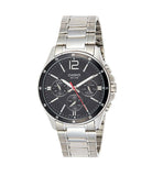 Casio- Mens Dial Stainless Steel Band Watch - MTP-1374D-1AVDF