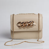 VYBE- Bag Cross Body Front Buckle-Beige