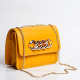 VYBE- Bag Cross Body Front Chain-Yellow