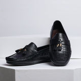 VYBE - Bow Leather Loafer- Black