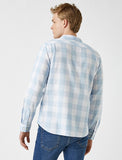 Koton- Check Shirt Cotton - Blue Check