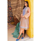 Gul Ahmed- 3PC Embroidered Lawn Unstitched Suit CL-22030