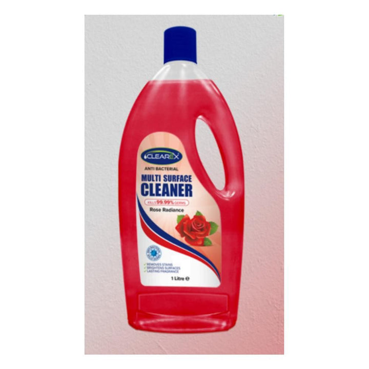 Clearex- Anti Bacterial Multi Surface Cleaner Rose 1 L