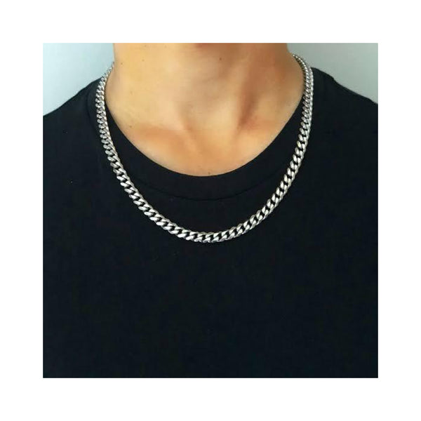 Garnet Lane- MENS CHUNKY SILVER CHAIN