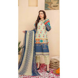 Royal 3 Pc Unstitched Lawn Collection By SS-08