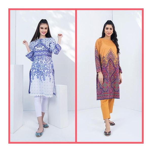 Keshia- Stitched Printed Kurti Bundle 11