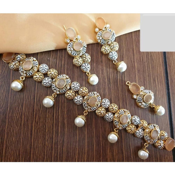 House Of Jewels- Silver Gold  Elegant Set