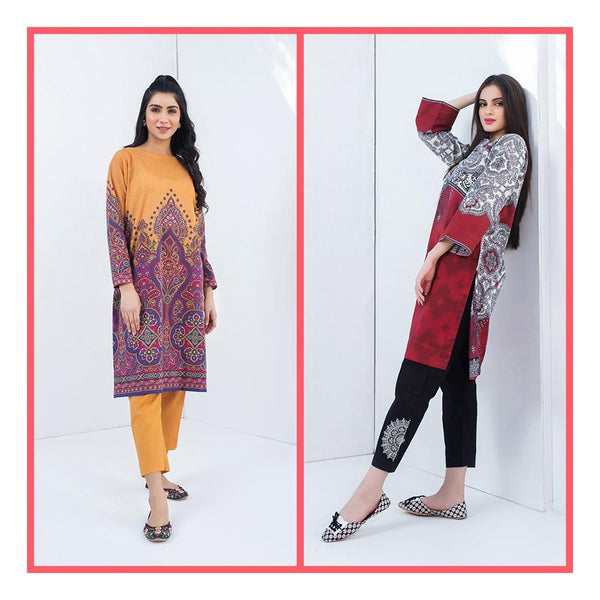 Keshia- Stitched Printed Kurti Bundle 19